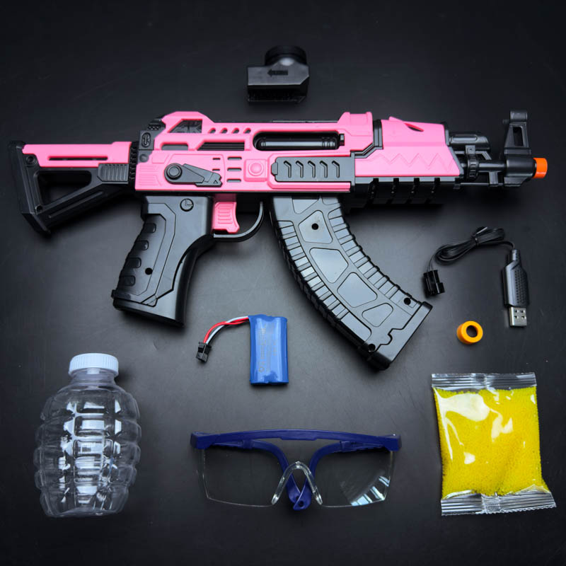 AKM-Gel-Blaster-pink-accessories
