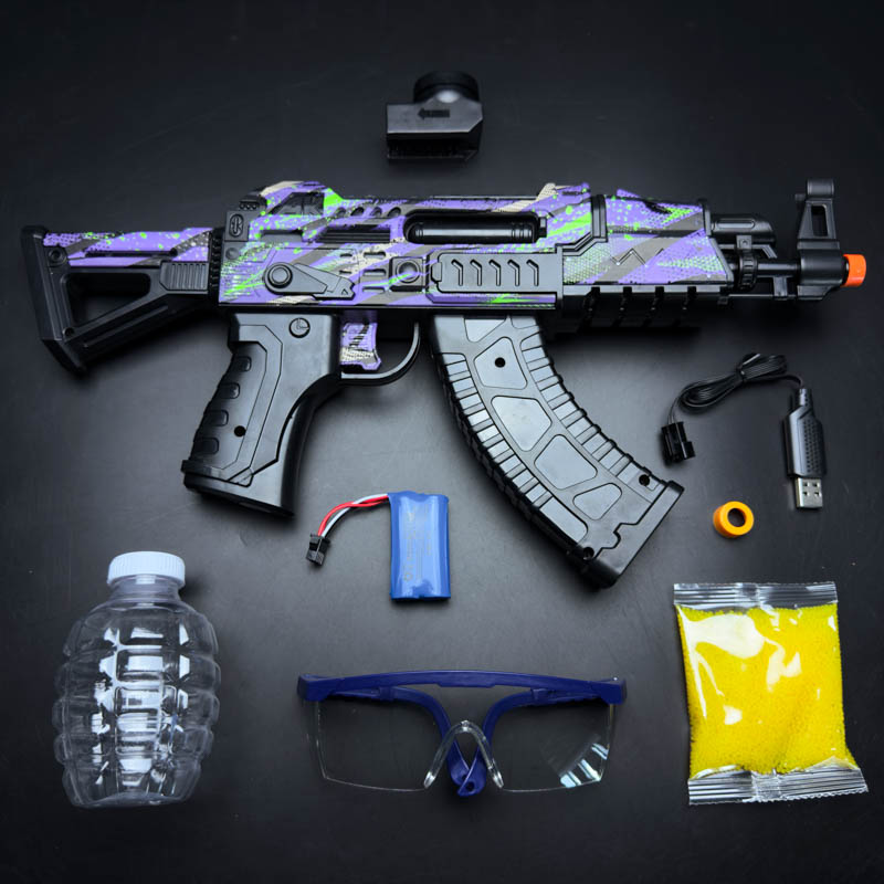 AKM-Gel-Blaster-purple-accessories